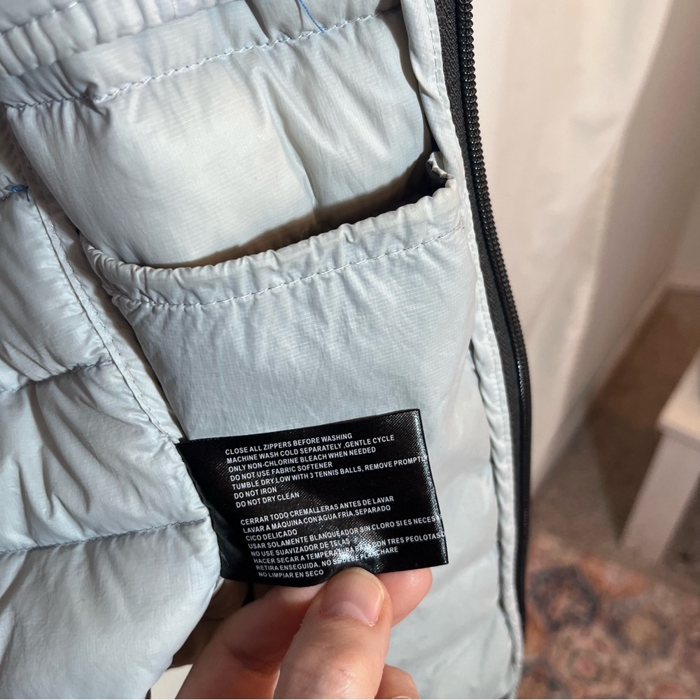Gerry Men’s Down Puffer Jacket Blue & Black Colorblock - Size Large - Picture 7 of 7